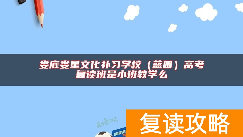 娄底娄星文化补习学校（蓝圃）高考复读班是小班教学么